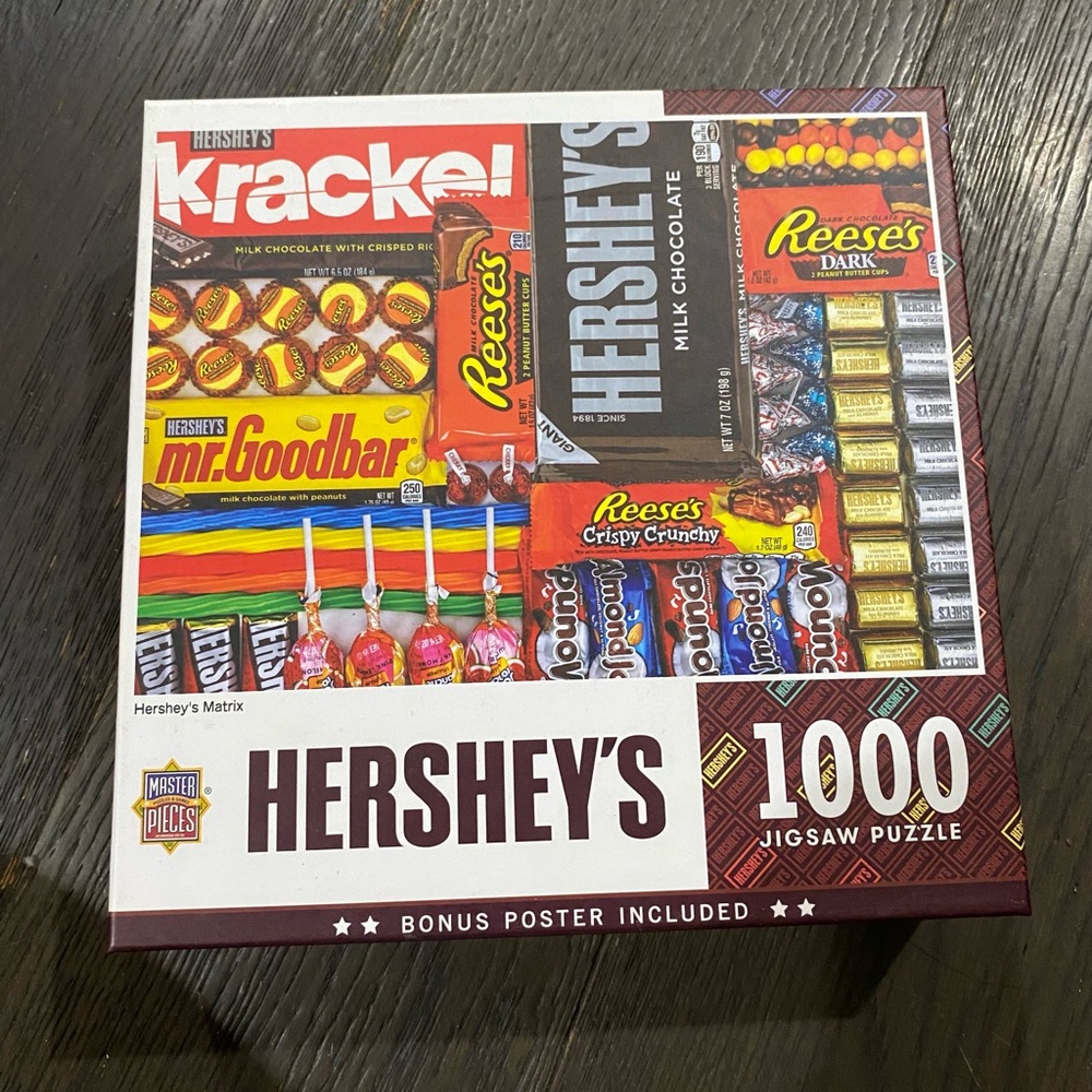 Hershey's Candy Collage Jigsaw Puzzle - 1000 Pieces